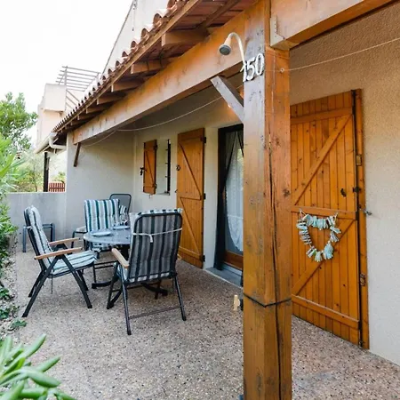 Pavillon T2 Mezzanine Climatise, Piscine, Wifi, Proche Lagune Et Plage, Parking, Non-fumeur - Fr-1-409-237 * Gruissan
