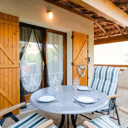 Pavillon T2 Mezzanine Climatise, Piscine, Wifi, Proche Lagune Et Plage, Parking, Non-fumeur - Fr-1-409-237 Gruissan