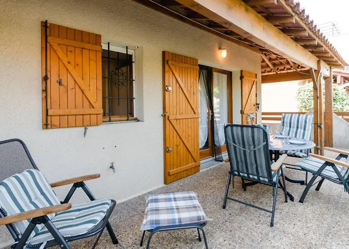 Pavillon T2 Mezzanine Climatise, Piscine, Wifi, Proche Lagune Et Plage, Parking, Non-fumeur - Fr-1-409-237 * 그륏상